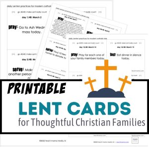 lent for thoughtful christian families