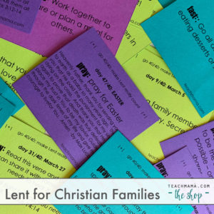 lent for thoughtful christian families