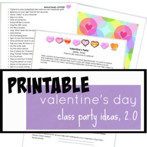 valentine's day class party ideas, 2.0