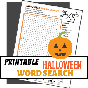 halloween word search game