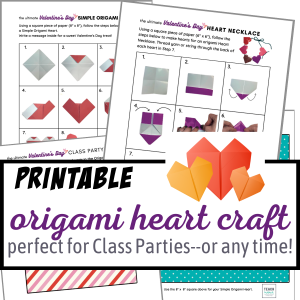 origami heart craft